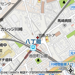キッチンオリジン八丁畷店周辺の地図