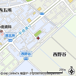 千葉県市原市西五所3-30周辺の地図