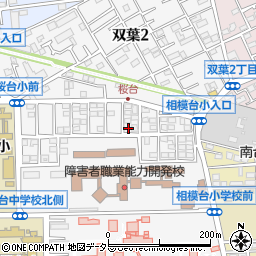 神奈川県相模原市南区桜台3-7周辺の地図