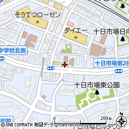 ウエインズトヨタ神奈川　十日市場店周辺の地図