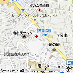 町田市農協　南支店周辺の地図
