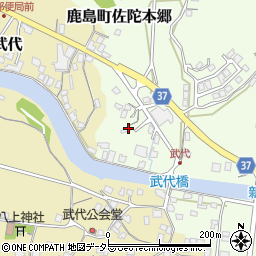 島根県松江市鹿島町佐陀本郷17-4周辺の地図