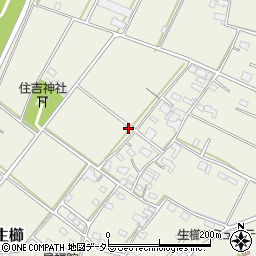 岐阜県美濃市生櫛周辺の地図