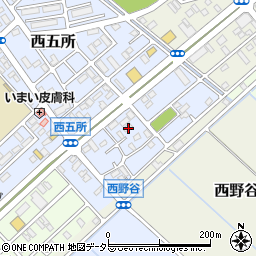 千葉県市原市西五所6周辺の地図