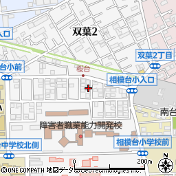 神奈川県相模原市南区桜台3-2周辺の地図
