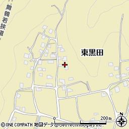 福井県三方上中郡若狭町東黒田4周辺の地図