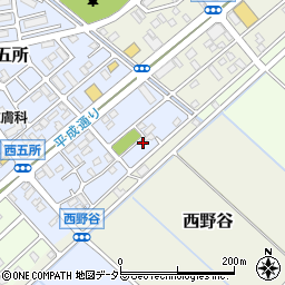 千葉県市原市西五所3-32周辺の地図