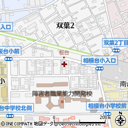 神奈川県相模原市南区桜台3-9周辺の地図