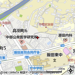 長野県飯田市高羽町6丁目70周辺の地図