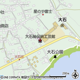 富士河口湖町役場　富士河口湖町大石紬伝統工芸館周辺の地図