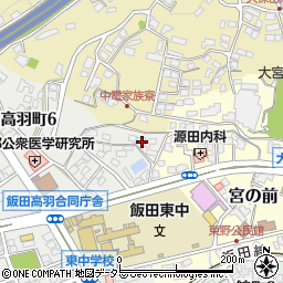 長野県飯田市高羽町6丁目56周辺の地図