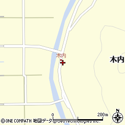 兵庫県豊岡市木内834周辺の地図