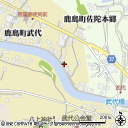 島根県松江市鹿島町武代13周辺の地図