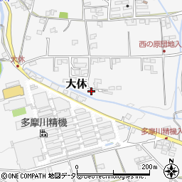 長野県飯田市大休7162-1周辺の地図