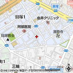 富士産業株式会社　川崎営業所周辺の地図