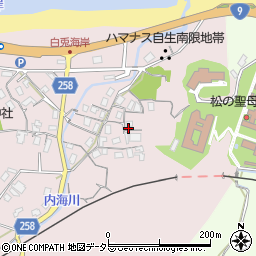 松の聖母学園周辺の地図