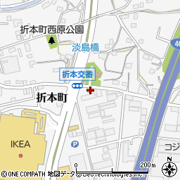 ファミリーマート横浜折本町店周辺の地図