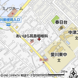 神奈川県愛甲郡愛川町中津1405-3周辺の地図