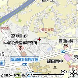 長野県飯田市高羽町6丁目79周辺の地図