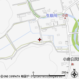 岐阜県山県市小倉周辺の地図