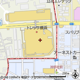 回転寿司みさき トレッサ横浜店周辺の地図