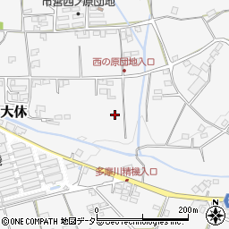 長野県飯田市大休周辺の地図