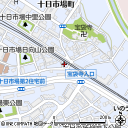 神奈川県横浜市緑区十日市場町833周辺の地図