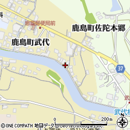 島根県松江市鹿島町武代22周辺の地図