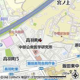 長野県飯田市高羽町6丁目113周辺の地図