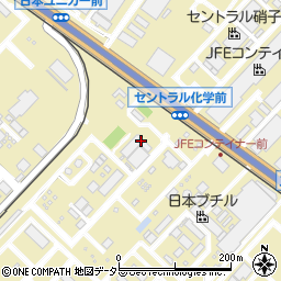 セントラル硝子株式会社　川崎工場周辺の地図