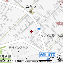 神奈川県愛甲郡愛川町中津2206-12周辺の地図