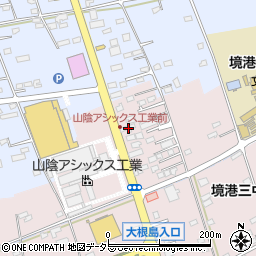 鳥取県境港市渡町2890周辺の地図