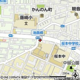 まいばすけっと川崎池藤橋店周辺の地図