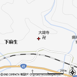 大雄寺周辺の地図