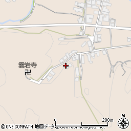 京都府与謝郡与謝野町岩屋1277周辺の地図