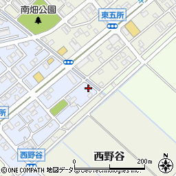 千葉県市原市西五所3-4周辺の地図
