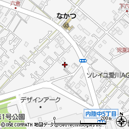 神奈川県愛甲郡愛川町中津2206周辺の地図