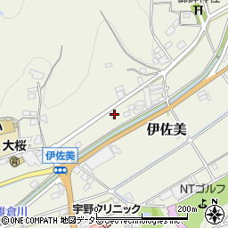 岐阜県山県市伊佐美318周辺の地図