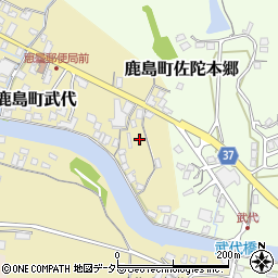 島根県松江市鹿島町武代16周辺の地図