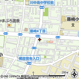 すき家川崎藤崎店周辺の地図