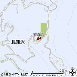 妙森寺周辺の地図