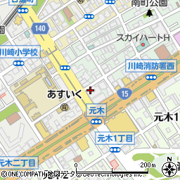 カギの救急車・川崎駅東周辺の地図