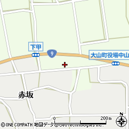 ＪＡ鳥取西部中山周辺の地図