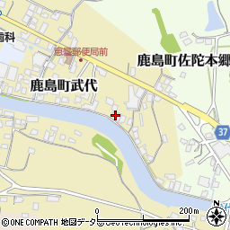 島根県松江市鹿島町武代24周辺の地図