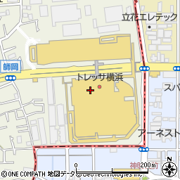 柿安口福堂トレッサ横浜店周辺の地図