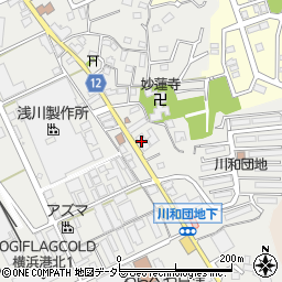 横浜市　愛児会周辺の地図