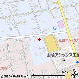 鳥取県境港市外江町3106-1周辺の地図