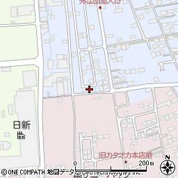 鳥取県境港市外江町3869周辺の地図