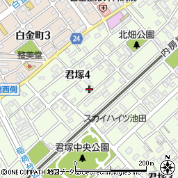 スカイネオコーポＥ周辺の地図