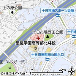 横浜新緑総合病院周辺の地図